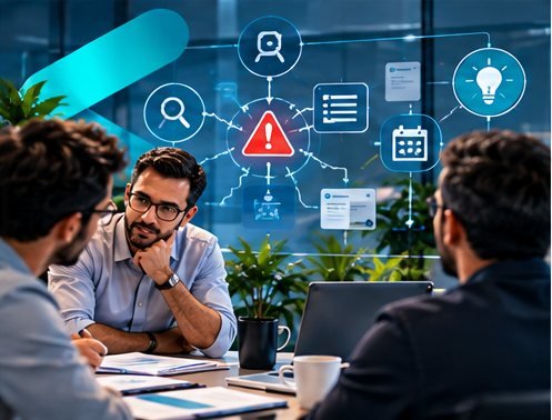 Analyse collective d’un problème : diagnostic partagé des causes et des pistes de solution.